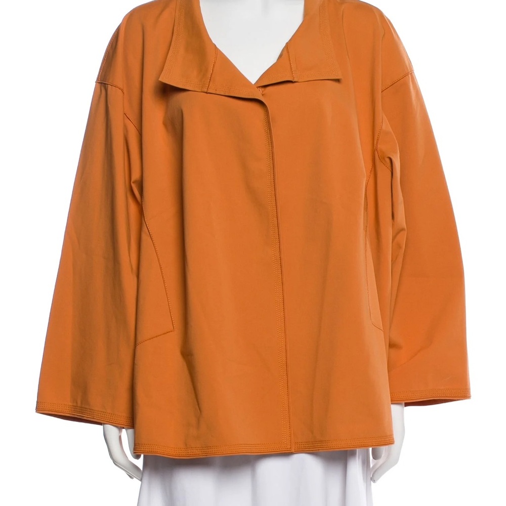 Lafayette 148 New York Orange Trench Coat